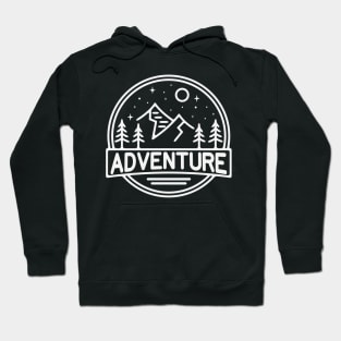 Adventure Hiking Nature Logo Hoodie